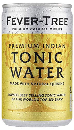 Fever-Tree Indian Tonic Water & Refreshingly Light Mediterranean Tonic Water Cans 16 x 150ml - Mixed Pack x 16 – Bild 3
