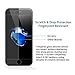 Daswise Screen Protector for iPhone 7 plus, Full Screen Anti-scratch Tempered Glass Protectors with Curved Edge, Cover Edge-to-Edge, Screens from Drops, HD Clear, Bubble-free, Shockproof (5.5 White)