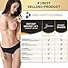 Breast Lift Pasties for Women, Invisible Adhesive Silicone Breast Lifting Nippleless Covers 4.3inch with Belts (1 Pair)