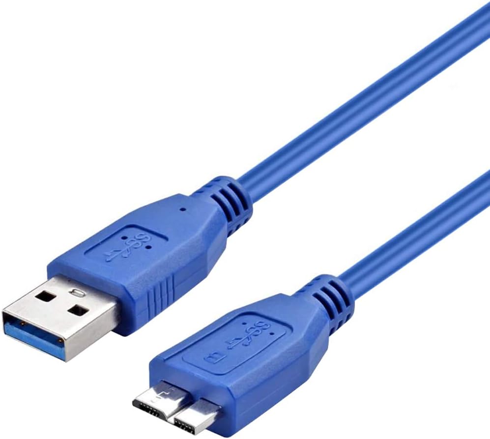 ULTRICS Hard Drive Cable 1M, USB 3.0 Type A to Micro USB B Cable, 5Gbps High Speed Data Transfer Cables
