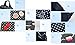 Moonwind Polka Dots Bow 3pcs Kids Book Bag School Backpack Handbag Purse Set for Girls Teen (Navy)