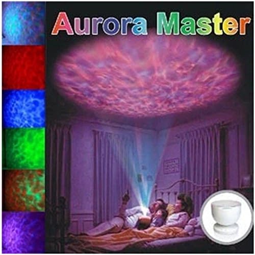 Romantic Multicoloured LED Relaxing Ocean Sea Daren Waves Speaker Projector Projected Swinging light Lamp, built-in speaker, music Input, Ocean light, ocean lamp, music projection for iPod, mp3, phone etc.