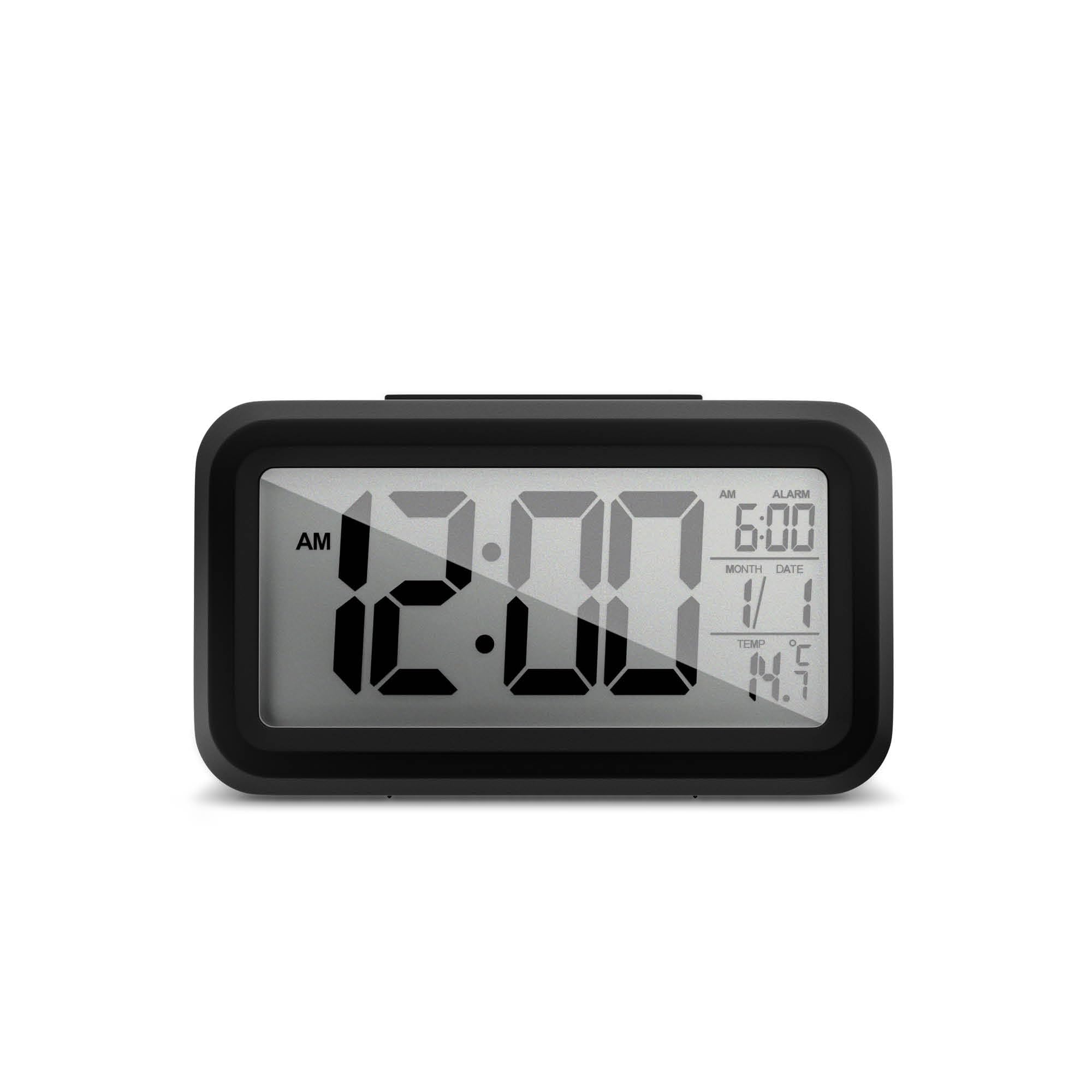 Mebus Digital Alarm Clock Plastic Black Normal