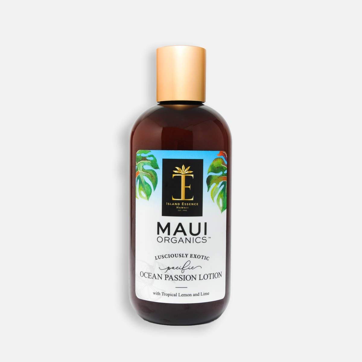 Island Essence - Pacific Ocean Passion Lotion, 8.5oz - Organic Vegan Skincare from Hawaii