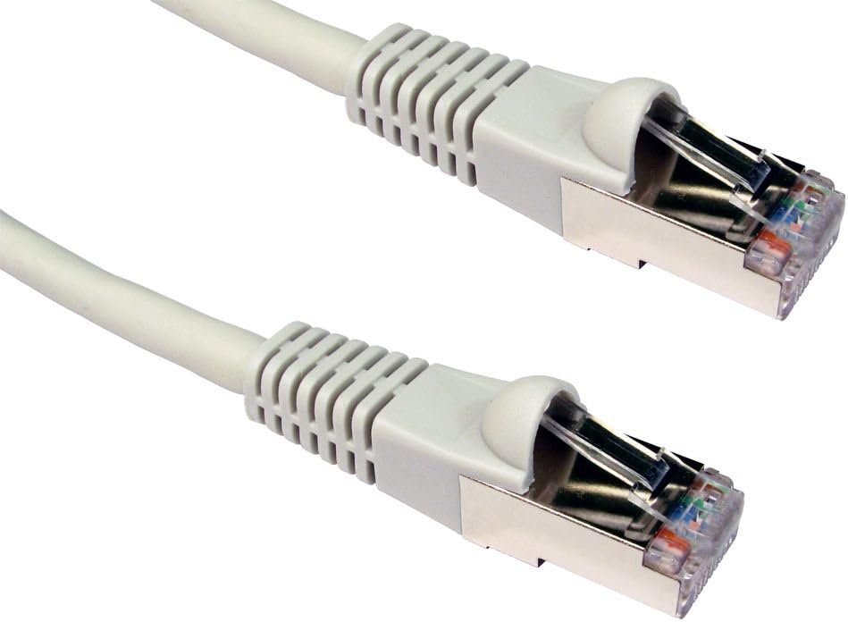 World of Data 30m CAT6A *600MHz* Network Cable GREY, Professional Standard Ethernet Lead, LSZH, SSTP, FTP
