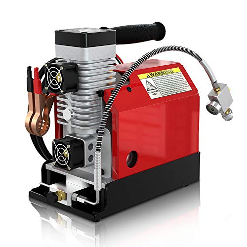 GX PUMP CS2 Portable PCP Air Compressor, 4500Psi/30Mpa,Oil-Free,Powered by Car 12V DC or Home 110V AC with Adapter (Included), Paintball/Scuba Tank Compressor Pump with Extra Moisture-Oil Separator - Thumbnail 7