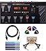 BOSS GT-100 Guitar Multi-Effects Pedal Bundle with Blucoil 5-FT MIDI Cable, 2-Pack of Pedal Patch Cables, 4-Pack of Celluloid Guitar Picks, and 5-Pack of Reusable Cable Ties