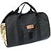 Premium Firewood Log Carrier & Tote Bag - Extra Large (39.4" x 19.7") - Durable 1680D Ballistic Nylon - Best Outdoor/Indoor Tools & Accessories for Fireplaces & Wood Stoves (Black)