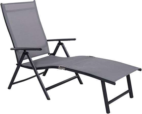ostrich folding chaise lounge