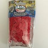 Red Alpha Loom Refill Rubber Bands-570 Bands & 24 C-Clips from Rainbow Loom (B0228)