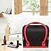 HOMFA Makeup Train Case 3 Layer Makeup Organizer Bag with Shoulder Strap Adjustable Dividers for Cosmetics Makeup Brushes Toiletry Jewelry (Black)