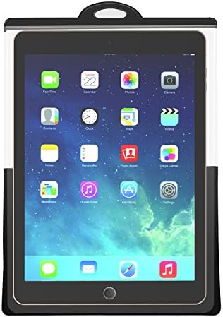 Waterproof Case, iFASCINATE Universal Stand Waterproof Case for iPad 9.7 2017, iPad Pro 9.7, iPad Air/Air 2, iPad 2/3/4 Device Under 10.1" (Black)
