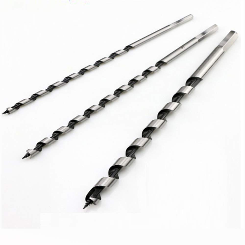 MASO Worm Drill Bit Hex Shank Carpenters Carpenters Quick Cut Diameter 6mm Wood Drill Bits 350mm Long (Pack of 1)