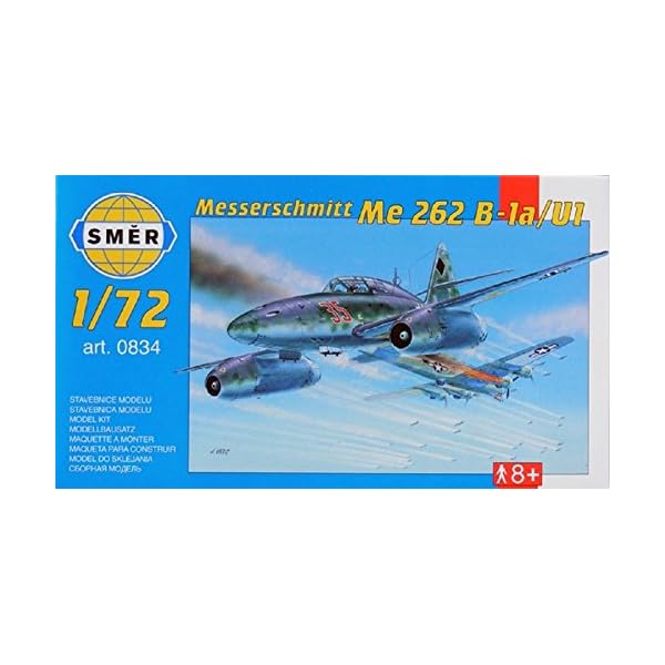 SMER Modellbau Kunststoff Modellbausatz Militär 1:72 Flugzeug Messerschmitt Me 262 B1a U1