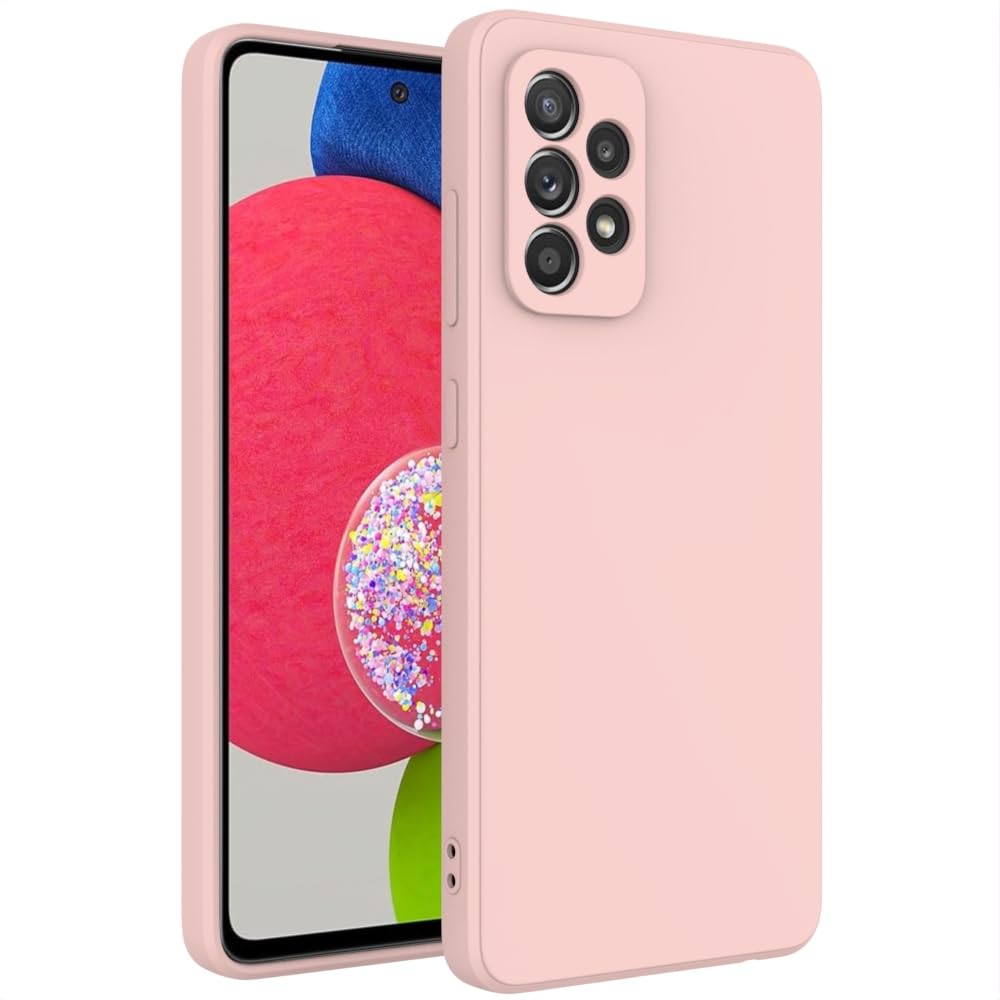 WOGROO for Samsung Galaxy A72 Case Pink, Scratch Resistant with Soft Touch, Slim Thin Phone Cover for Samsung Galaxy A72