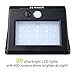 Habor Solar Lights 20 LED Wireless Motion Sensor Waterproof Outdoor Light for Patio, Deck, Yard, Garden, Fence, Driveway (4 Pack)