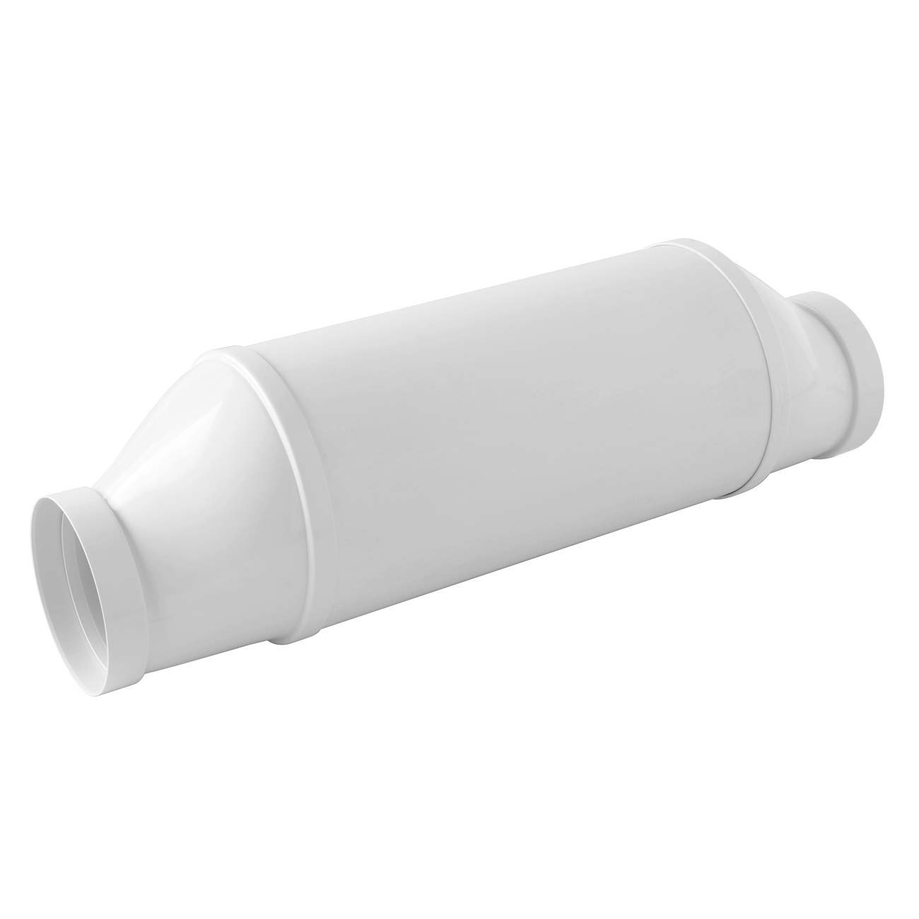 La Ventilazione STK100B-Y Ventilation Grille, White, ø 100 mm