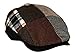 Wonderful Fashion PoPoShop6 Men's Multi Pattern Patchwork Wool Blend Newsboy Ivy Golf Hunting Hat