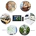 Mesuvida Wireless Weather Forecast Station, Indoor Outdoor Digital Color Weather Monitor with Home Alarm Clock, Temperature Sensor, Digital Time, Calendar, Weather Gadget, Thermometer for Tabletop Use