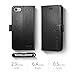 Spigen Wallet S iPhone 7 Case with Foldable Cover and Kickstand Feature for iPhone 7 2016 - Black