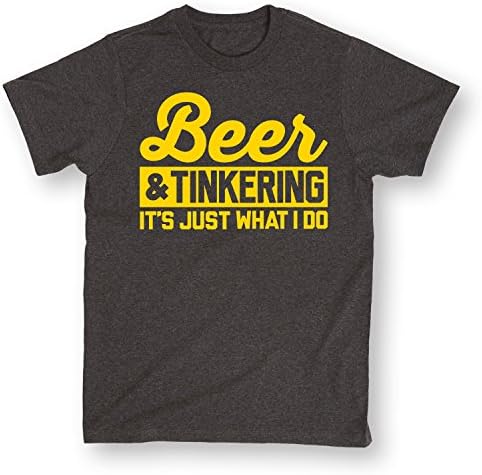 Beer and Tinkering-MEN ADULT SHORT SLEEVE TEE - XL