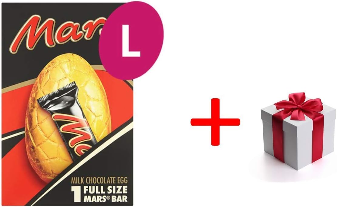 MadeInAngleterre chocolate (Size M OFFICIAL 2020 design MARS+BAR with Easter egg Medium size + ONE SURPRISE GIFT (EXCLUSIVE)