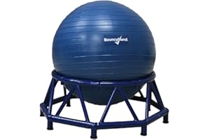 Bouncyband Stability Ball Chair – Balance Ball Seating Improves Focus at School or at Home for Kids Aged 3-10 with 200lb Maxi
