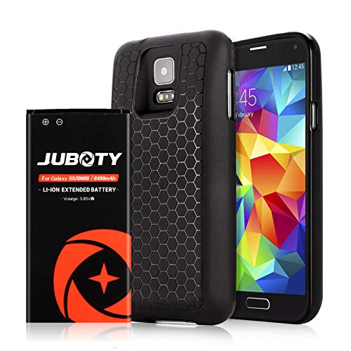 Galaxy S5 Battery,JUBOTY 6400mAh Extended Li-ion Battery for