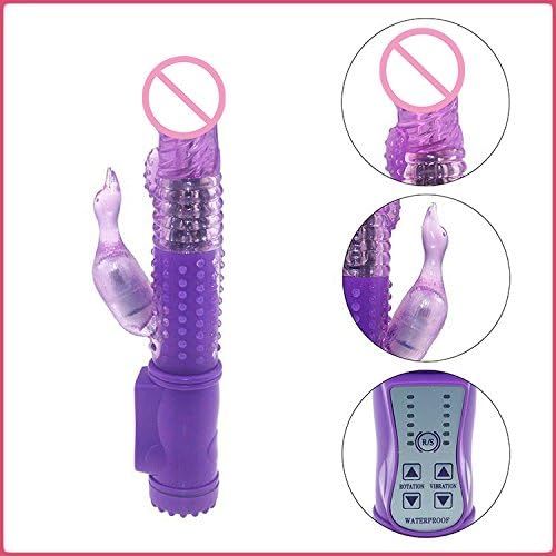 PyLios(TM) Jelly Head Rabbit Clitoral vib rat or G Spot Rotation Vibrador Waterproof products dil do vib rat or Vibrating Toy For Women