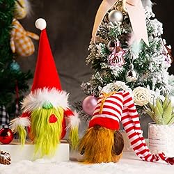 Christmas Gnome Decorations 2-Pack Handmade Swedish