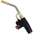 Trigger-Start Torch Head TS4000, High Intensity Flame Torch, MAPP/Propane Gas Torch Kit with Instant on/off Trigger for Light Welding, Soldering, Brazing, Heating, Thawing and More
