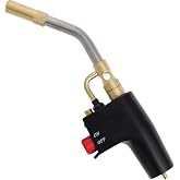 TS4000 Trigger-Start Torch Head, High Intensity Flame Torch, MAPP/Propane Gas Torch Kit with Instant on/off Trigger for Light Welding, Soldering, Brazing, Heating, Thawing and More