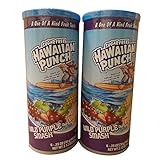 Sugar Free Hawaiian Punch Wild Purple Smash Drink Mix - Makes 12 Quarts - 2.12 Oz Canisters (Pack of 2)