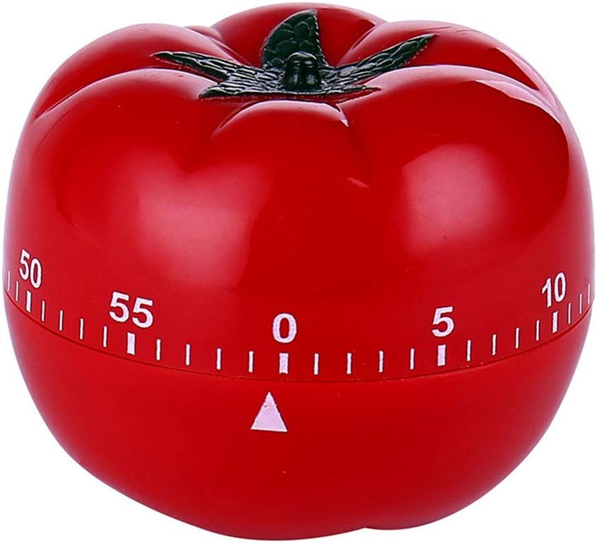 Kalaokei Kitchen Home Accessories Cute Kitchen 1-55 Minutes Cooking Tool Tomato Shape Mechanical Countdown Timer Red
