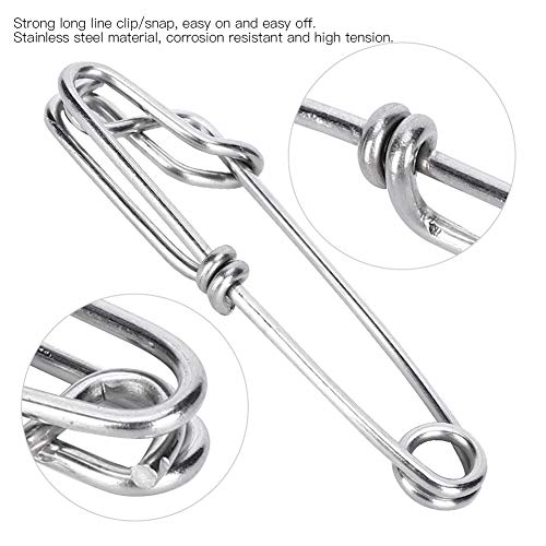 Clips De Thon Compacts, Facile à Mettre/hors Tension Pour Cintres De Branche De Palangre, 15 Pièces Pour Le Matériel De Pêche Crevette Pêche Au Thon Pêche à La Palangre Flotteurs Crabbing