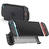 Spigen for Nintendo Switch 2 Case, Ultra Hybrid Designed for Switch 2 (2025) Dockable Cover with Detachable Joy-Con - Frost Black
