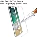 iPhone X Tempered Glass Screen Protector-SZQM (2 PACK)9H hardness 3D Touch Compatible Best Glass for iphone x/iphone 10(WHITE EDGE)