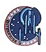 STAR TREK Enterprise Uniform sew iron on Patch Badge Embroidery 8x8.5 cm 3x3.25