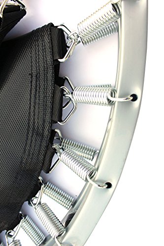 KLB Sport Rebounder Trampoline with Safety Pad, Folding Indoor Fitness Trampoline for Kids Adults (38" Foldable)