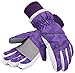 SimpliKids Girl's Waterproof Thinsulate Lined Ski & Snowboard Gloves, Purple,L(10-12Y)