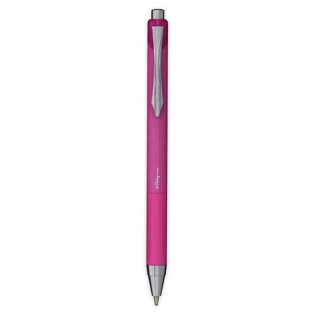 Platignum Tixx Pink Ink Ball Point Pen, Pink, Pack of 1