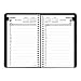 Blueline 2017 Daily Appointment Book, Soft Black Cover, English, 8-Inch by 5-Inch
