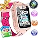 Kids Smart Watch Phone GPS Tracker Boys Girls Childs Smartwatch Touch Screen SOS Two Way Call Camera Electronic Learning Toys Outdoor Sport Cellphone Wristwatch Christmas Birthday Holiday Gift