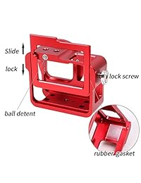 Carcasa protectora Surewo CNC Aluminum Alloy 5 para GoPro Hero, color negro, rojo