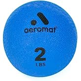 AEROMAT Versatile Textured Surface 3.5" Petite Weighted Ball for Yoga/Pilates Practice