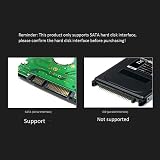 Ghulumn USB 3.1 Mobile Case 2.5 Inch SATA SSD HDD Enclosure Box 15mm Support view 7