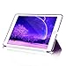 iXCC iPad Air 2 Case Trifold Stand Smart Case Cover with Hard PC Back and Built-in Magnet for Auto Wake/Sleep Function - Purple
