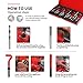 VIVOHOME Professional Helicoil Thread Repair Kit Metric 131pcs M5 M6 M8 M10 M12