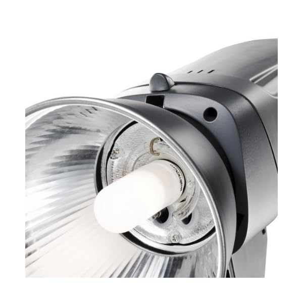 Walimex Pro VE-400 Excellence Studioblitzleuchte mit integriertem Empfänger (Leistung 400 W, 150 W Einstelllicht… – Bild 5