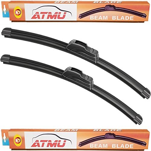 ATMU 98-04 Ford Mustang (20"+20") Windshield Wiper Blades Set Frameless Premium All-Season (Set of 2)
